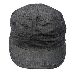 D&Y Fitted Cadet Army Cap Hat Gray One Size Elastafit Blank Outdoor